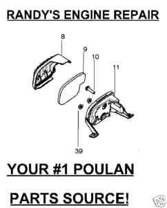 OEM Poulan Pro 4218 3416 OEM Air Filter Element New  