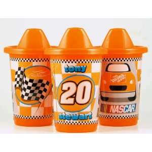  NASCAR Tony Stewart Re Usable Spill Proof Cups and Lids 