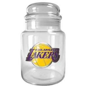  Los Angeles Lakers NBA 31oz Glass Candy Jar   Primary Logo 