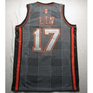  New York Knicks Jerseys Jeremy Lin #17 Grey Basketball Jersey 