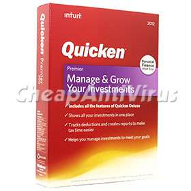 Intuit Quicken Premier 2012 (New Genuine Sealed Retail Box)  