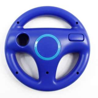 New Steering Wheel For Wii Mario Kart Racing Game Blue  
