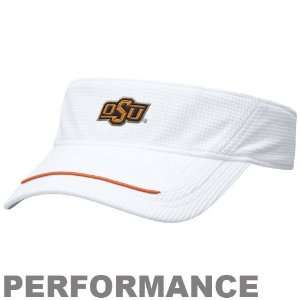  Nike Oklahoma State Cowboys White NikeFIT Performance Visor 