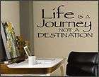 Vinyl Wall Lettering Words Quotes Life is a Journey