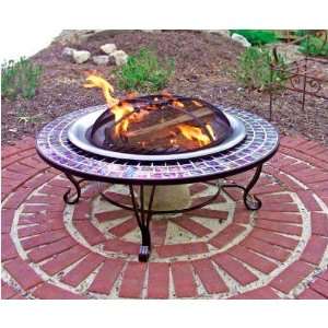  Slate Mosaic with Copper Fire Bowl (40)