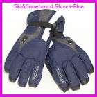 New Women Red Snow Flower Waterproof Ski&Snowboard Gloves Small  