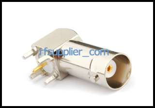 BNC female RF Connector Hole Panel Mount right angle  