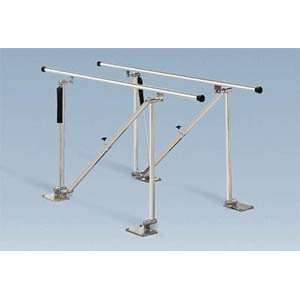   , Counterbalanced, Floor Mounted Parallel Bars 7 Handrails, Adjusta