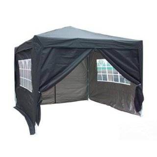    Black Ez Set Pop up Party Tent Canopy Gazebo Marquee with Sidewalls