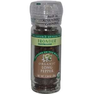 Frontier Gourmet Long Pepper CERTIFIED ORGANIC 1.34 oz Grinder Bottle 