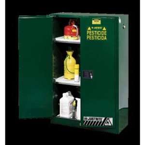   Safety Cabinet For Pesticides With 2 Self Closing Doors And 2 Shelves