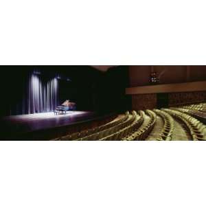  Grand Piano on a Concert Hall Stage, University of Hawaii 