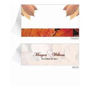  100 Personalized Place Cards   Autumn Cloud Office 