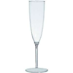   Clear Premium Quality Plastic 5oz Champagne Flutes 8ct Toys & Games