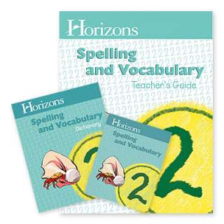 Horizons Spelling & Vocabulary 2nd Grade 2 Complete Set  