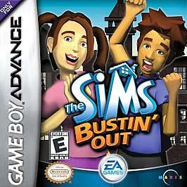 The Sims Bustin Out Nintendo Game Boy Advance, 2003 014633147315 
