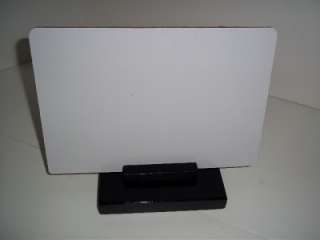 WHITE DRY ERASE BOARD WOOD STAND MESSAGE DESK TOP 69BW  