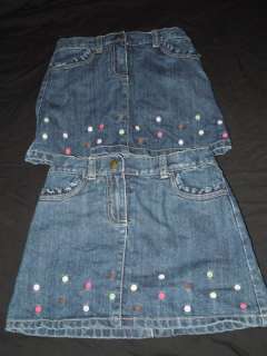   for Two Swing Tops and Denim Skorts Sets for Twins Twin Girls  
