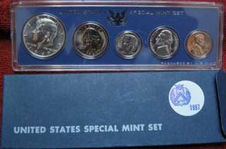 1967 P United States Special Mint Set GEM UNCIRCULATED silver 40% 