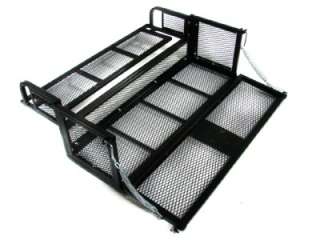REAR ATV STORAGE RACK DROP DOWN BASKET STEEL CARGO CARRIER WITH TAIL 