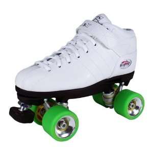   JUKE ALLOY Quad Speed Roller Skates White   Size 2