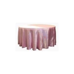   wedding Satin 120 Round Tablecloth   Pink Medium