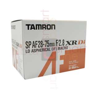 Tamron AF 28 75mm F/2.8 XR Di LD IF MACRO (Nikon) (Black) +Wty Express 