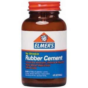 Elmers Rubber Cement 4 oz. (12 Pack) 