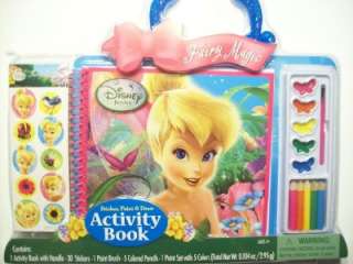Disney Tinkerbell Stickers, Paint & Draw Activity Book  