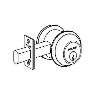  Schlage B661619 Satin Nickel B600 Series One Sided Deadbolt 