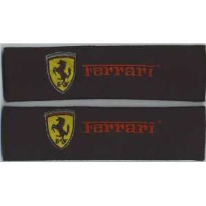   FERRARI Logo Car Seat Belt Shoulder Pads(2 Pcs Set) 