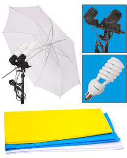 Photo Studio 1200w 33 Umbrella Lighting Kit 6 Light Backdrops 