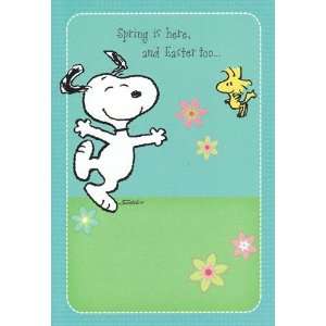  Greeting Card Easter Peanuts Spring Is Here and Easter 