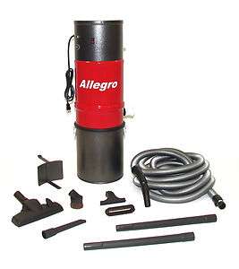 Allegro Central Vacuum MU4101 Classic Hose and Vac Attachments  