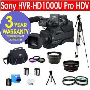  Sony HVR HD1000U Professional Digital HDV Camcorder + .45x 