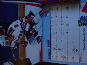 New York Rangers; Calendar/Schedule/VHS Tape  