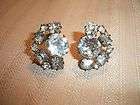 CHANEL Vintage Costume Jewelry Clip On Earrings  
