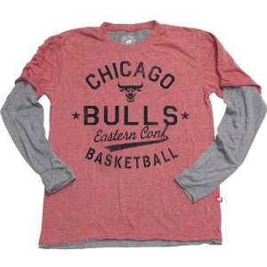  Sportiqe Chicago Bulls Triblend Layered T Shirt Sports 