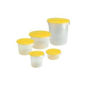  Round Storage Containers and Lids