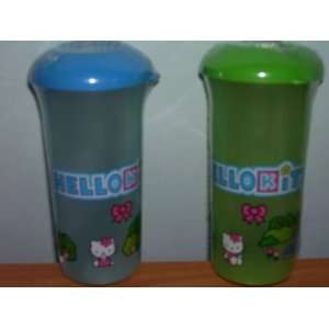  2 Hello Kitty Sipper Cup W/straw: Baby