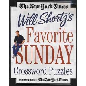  The New York Times Will Shortzs Favorite Sunday Crossword 
