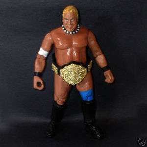JAKKS WCW WWF TNA WWE Wrestling RIKISHI figure & Belt  
