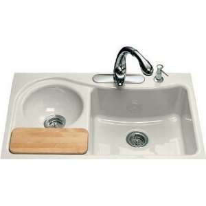 Kohler Cilantro Kitchen Sink   2 Bowl   K5879 3 96 