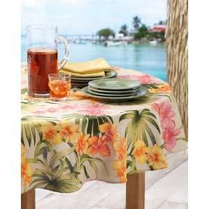  Tommy Bahama African Orchid Round Tablecloth