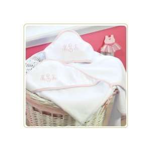  2 piece Personalized Hooded Baby Girl Towels: Baby