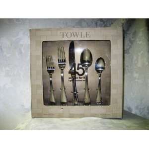  Towle Stainless Flatware Sets Towle Continental Beaded 