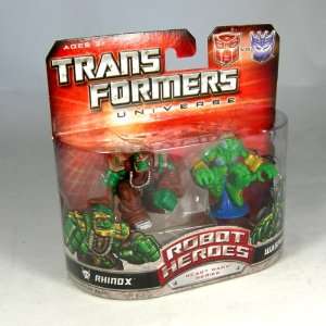  Transformers Universe Robot Heroes Action Figures Rhinox 