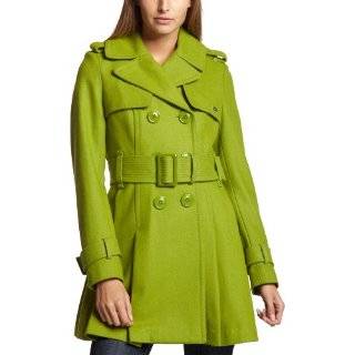   Womens Belted Wool Coat With Pleated Skirt Explore similar items