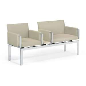   Two Seater Reception Lounge Chair with Connecting Table: Office