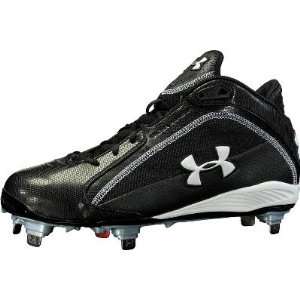 Under Armour Mens Twin Bill Mid IC Baseball Cleats   Size 12 